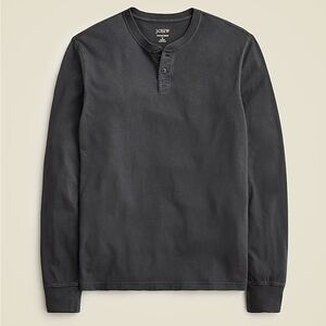 J. Crew Vintage-wash cotton henley